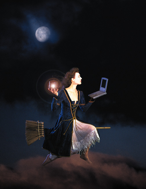Val On A Broom